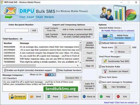 Visit Listing - Windows Bulk SMS Software Windows Bulk SMS Software - Screenshot 1