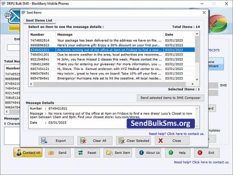 Visit Listing - Bulk SMS BlackBerry Mobile Bulk SMS BlackBerry Mobile - Screenshot 1