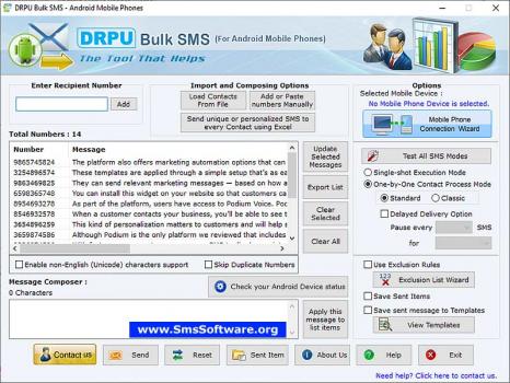 Visit Listing - SMS Software Android SMS Software Android - Screenshot 1