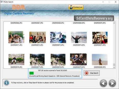 Visit Listing - Digi Camera Data Restoration Tool Digi Camera Data Restoration Tool - Screenshot 1