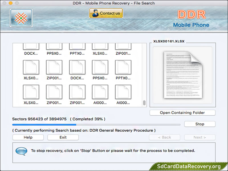 Data Recovery Software For MAC Mobile - Screenshot 1