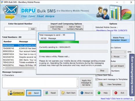Visit Listing - SMS Marketing Blackberry Mobile SMS Marketing Blackberry Mobile - Screenshot 1