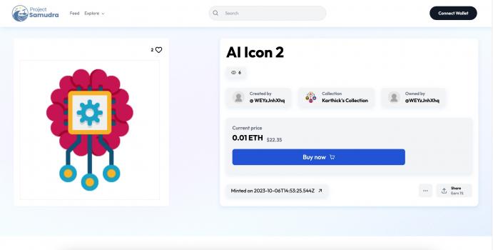 Visit Listing - NFT Marketplace Software NFT Marketplace Software - Screenshot 2