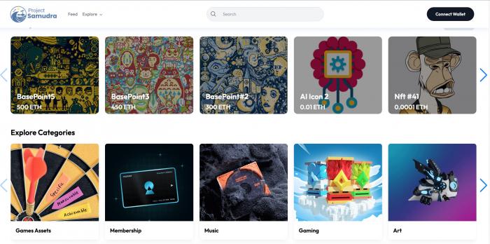 Visit Listing - NFT Marketplace Software NFT Marketplace Software - Screenshot 1