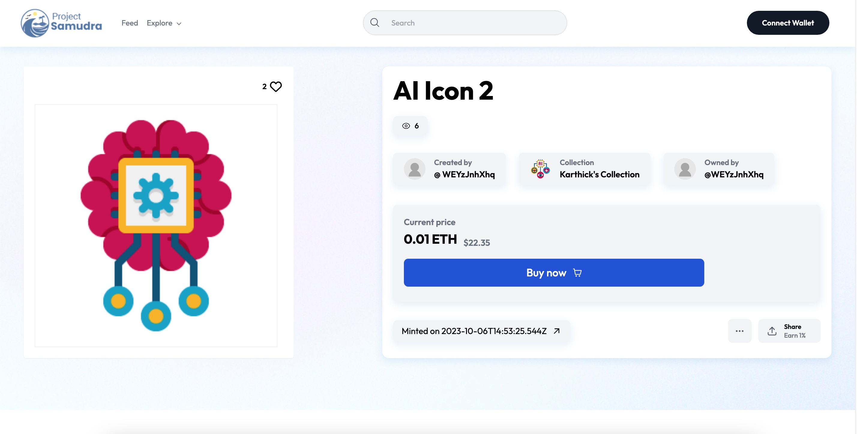 NFT Marketplace Software - Screenshot 2