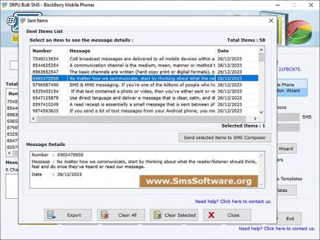 Visit Listing - SMS Text Messaging Software SMS Text Messaging Software - Screenshot 1