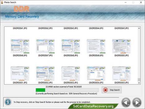 Visit Listing - Memory Data Restoration Utility Memory Data Restoration Utility - Screenshot 1