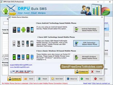 Send Bulk Text Messages - Screenshot 1