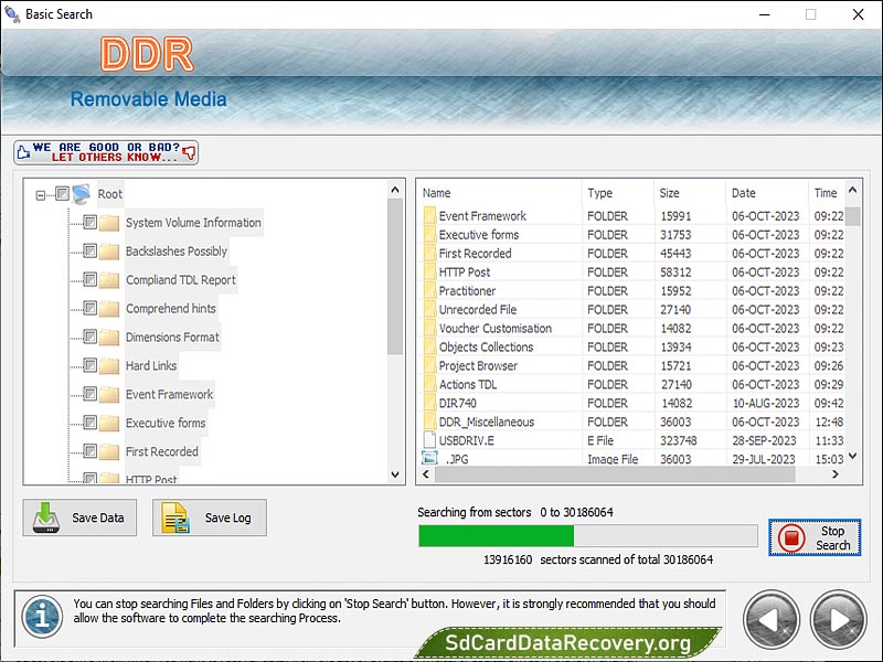 Multimedia Card Recovery Software - Screenshot 1