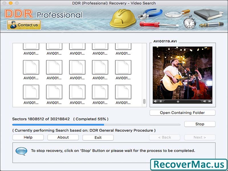 Professional Mac Recovery Software - Screenshot 1