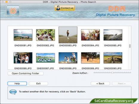 Visit Listing - Digital Picture Recovery Tool for Mac Digital Picture Recovery Tool for Mac - Screenshot 1
