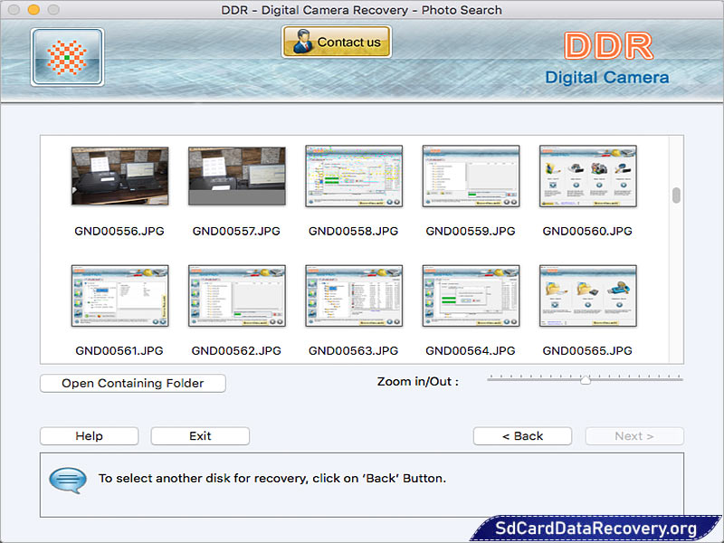 Digital Camera MAC Recovery Software - Screenshot 1