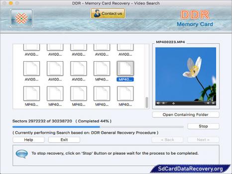 Visit Listing - MAC Card Data Recovery MAC Card Data Recovery - Screenshot 1