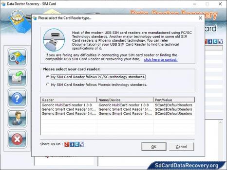 Sim Card Data Recovery Utility - Screenshot 1