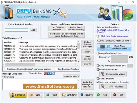 Visit Listing - Mass Messaging Program Mass Messaging Program - Screenshot 1