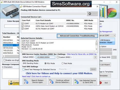 Visit Listing - SMS Software Modem SMS Software Modem - Screenshot 1