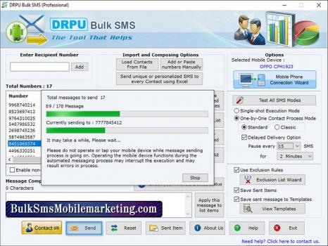 Bulk SMS Mobile Marketing Professional - Screenshot 1