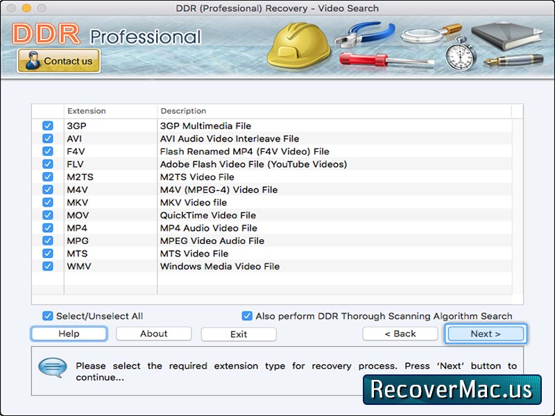 Mac Device Recovery Utility - Screenshot 1