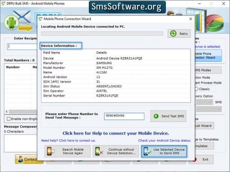 Visit Listing - Text SMS Software Android Text SMS Software Android - Screenshot 1