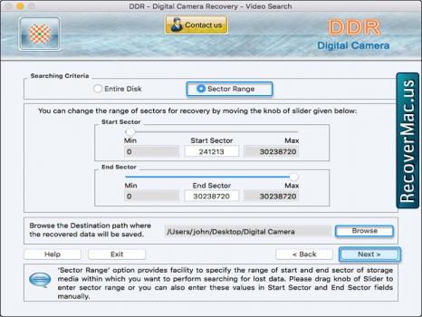 Digital Camera Video Retrieval Program - Screenshot 1