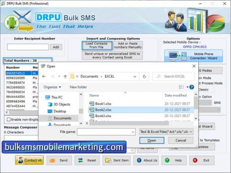 SMS Mobile Marketing Software - Screenshot 1