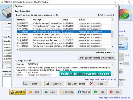 Visit Listing - Bulk SMS Mobile Marketing App Bulk SMS Mobile Marketing App - Screenshot 1