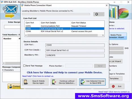 Visit Listing - Bulk SMS for BlackBerry Mobile Phone Bulk SMS for BlackBerry Mobile Phone - Screenshot 1