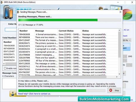 SMS Marketing GSM Mobile - Screenshot 1