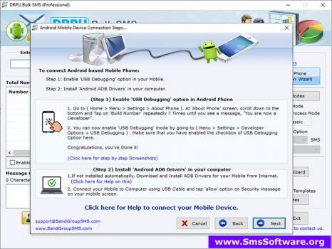 Group Text Messaging Utility - Screenshot 1
