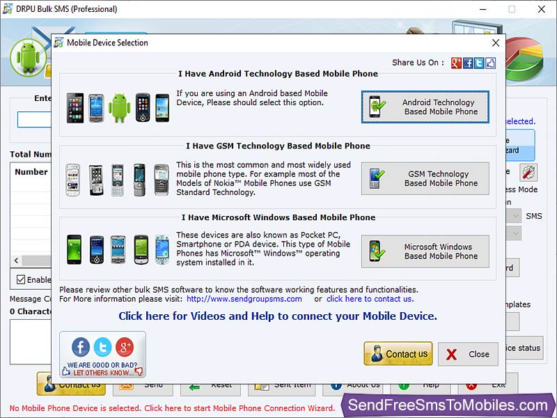 Group SMS - Screenshot 1