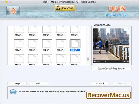 Mac Data Recovery From Mobile Phone - Screenshot 1