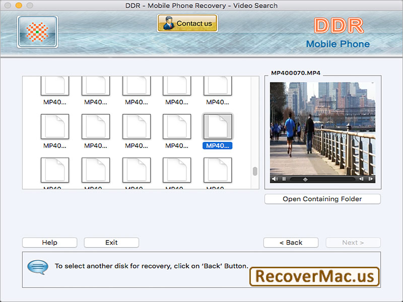 Mac Data Recovery From Mobile Phone - Screenshot 1