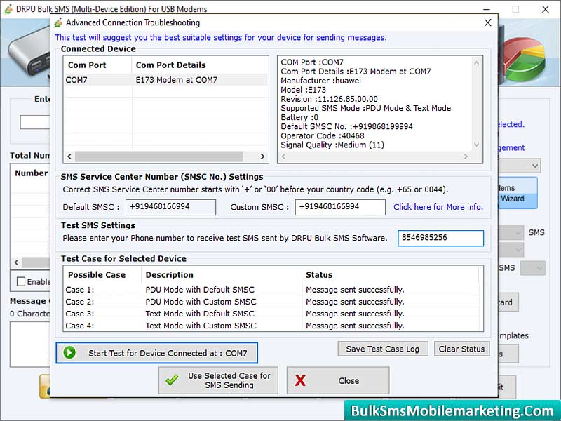USB Modem SMS Marketing - Screenshot 1