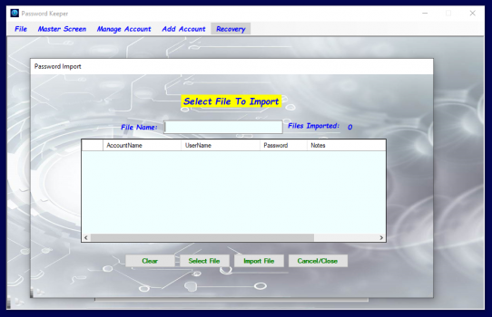 Visit Listing - Free Password Manager - Pazzword Keeper 2.14 Free Password Manager - Pazzword Keeper 2.14 - Screenshot 7