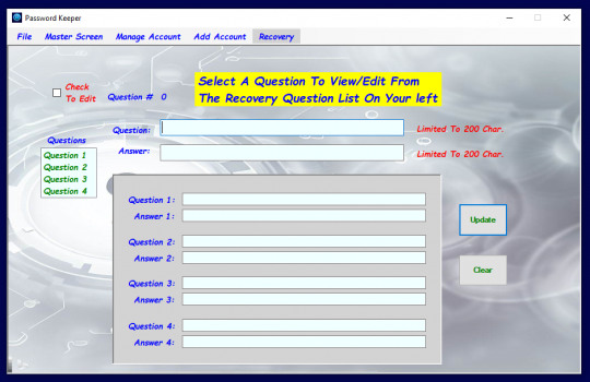 Visit Listing - Free Password Manager - Pazzword Keeper 2.14 Free Password Manager - Pazzword Keeper 2.14 - Screenshot 5