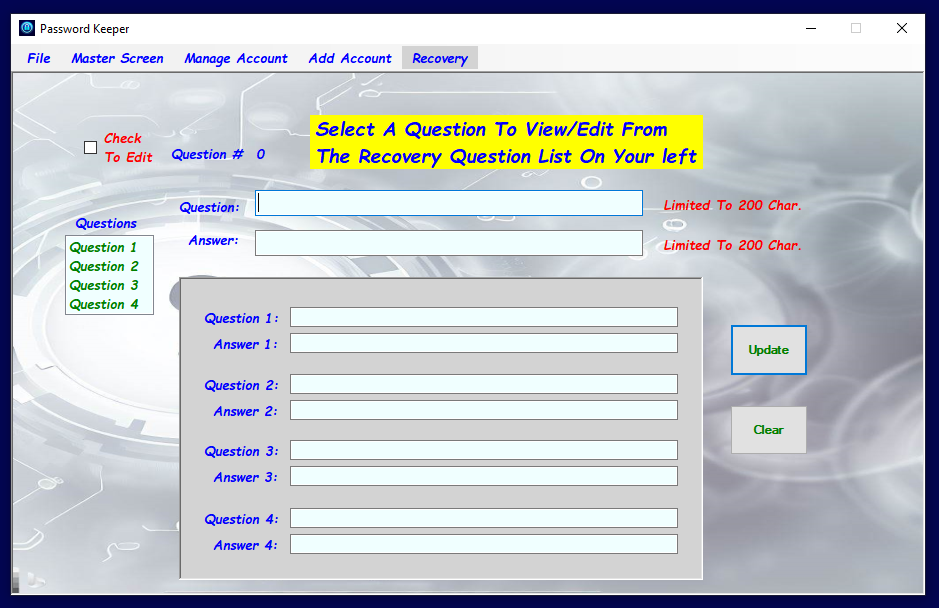 Free Password Manager - Pazzword Keeper 2.14 - Screenshot 5