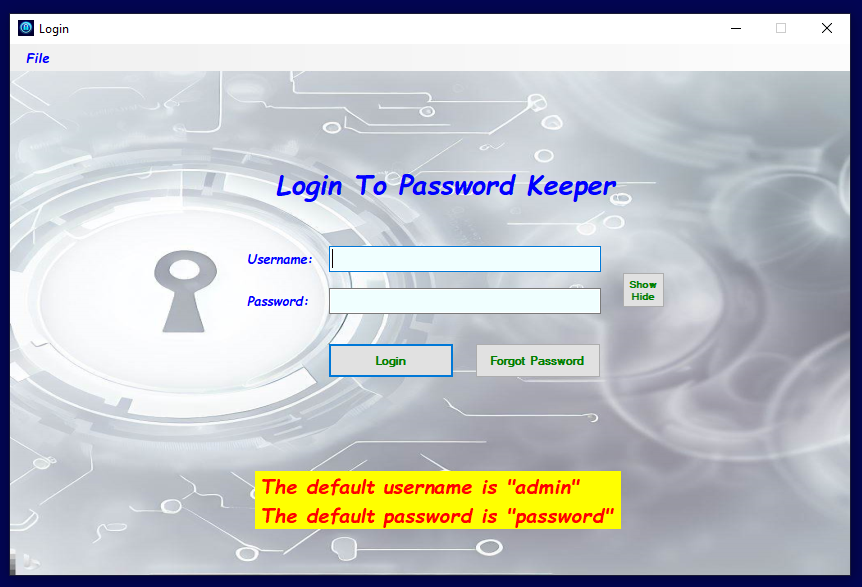 Free Password Manager - Pazzword Keeper 2.14 - Screenshot 1
