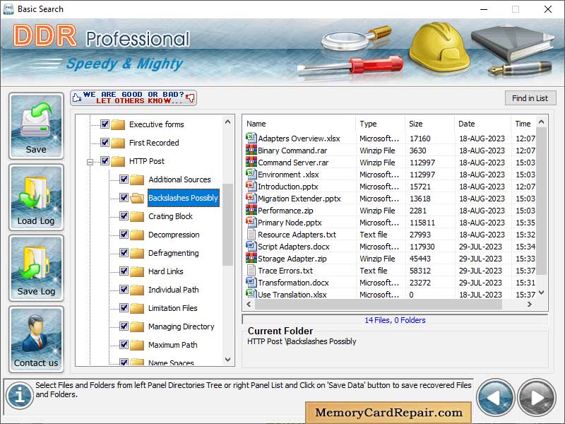 Data Repair Software - Screenshot 1