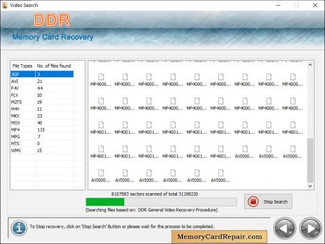 Visit Listing - Memory Card Repair Software Memory Card Repair Software - Screenshot 1