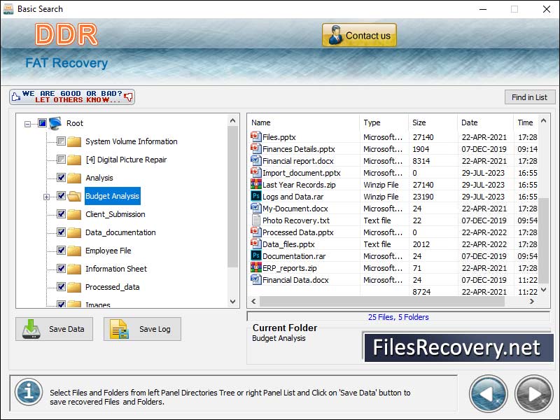 FAT32 File Recovery - Screenshot 1