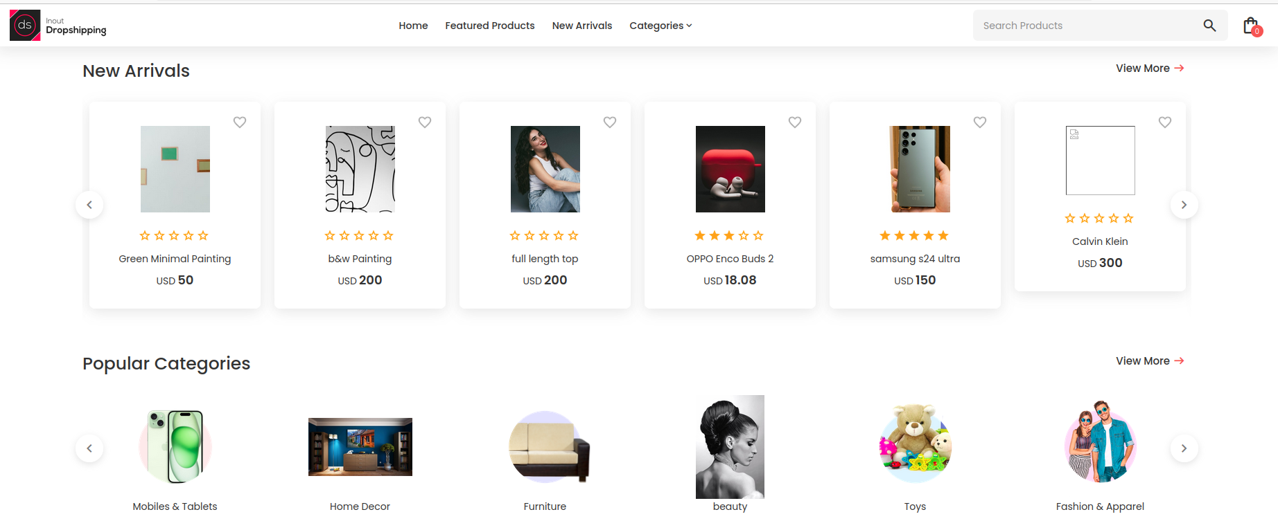 Inout Dropshipping - Screenshot 3