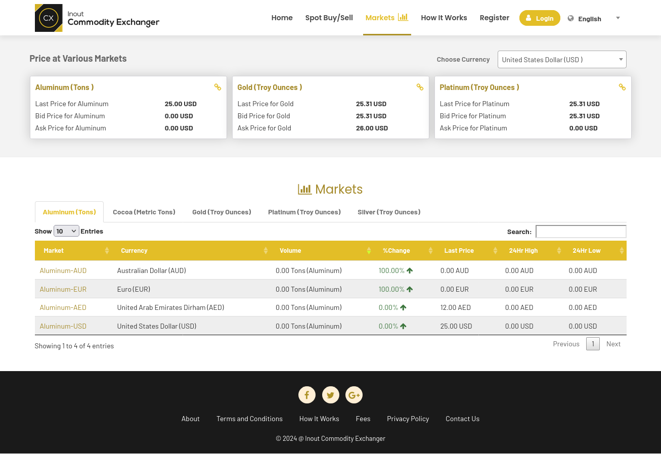 Inout Commodity Exchanger - Screenshot 6