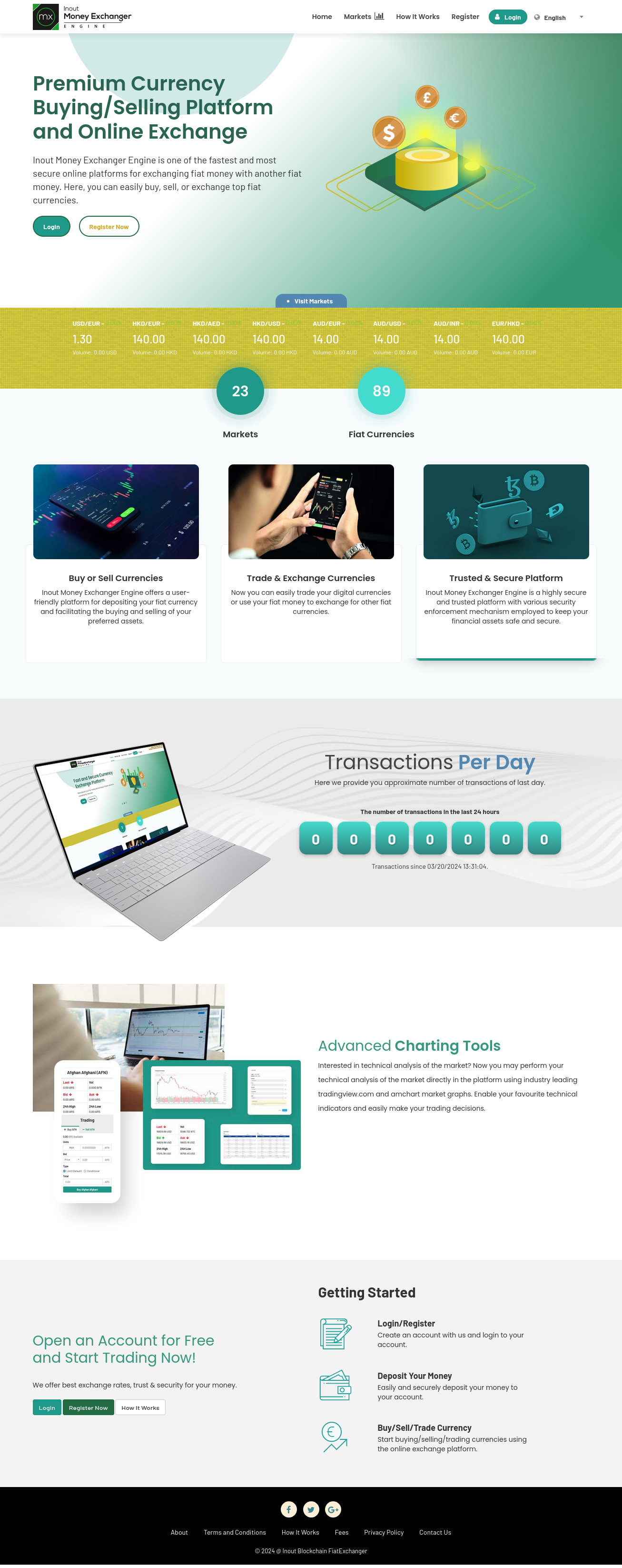 Inout Money Exchanger Engine - Screenshot 1