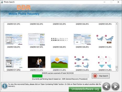 Mobile Phone Files Undelete - Screenshot 1