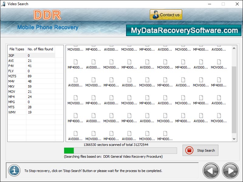 Cell Phones Files Recovery - Screenshot 1