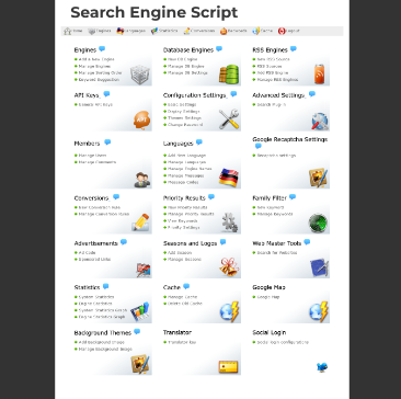 QS Search Engine - Screenshot 1