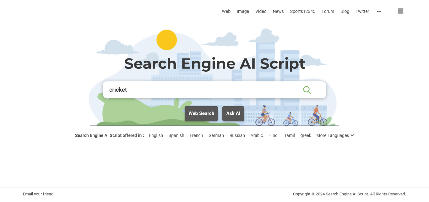 QS Search Engine AI Edition - Screenshot 1