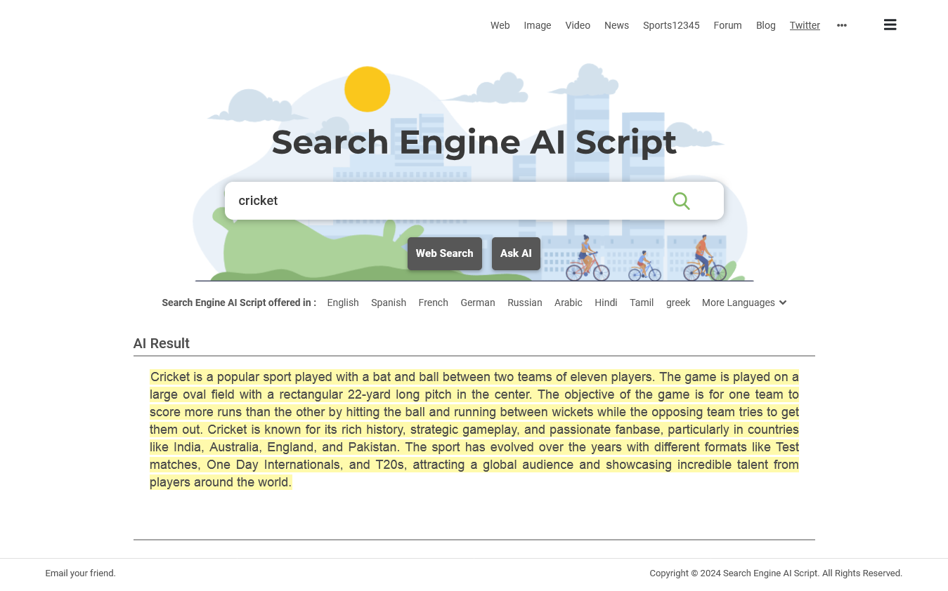 QS Search Engine AI Edition - Screenshot 3