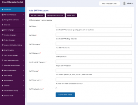Visit Listing - QS Email Marketer QS Email Marketer - Screenshot 3