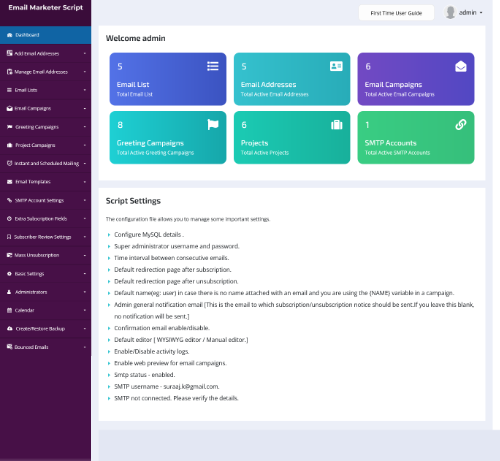 QS Email Marketer - Screenshot 2